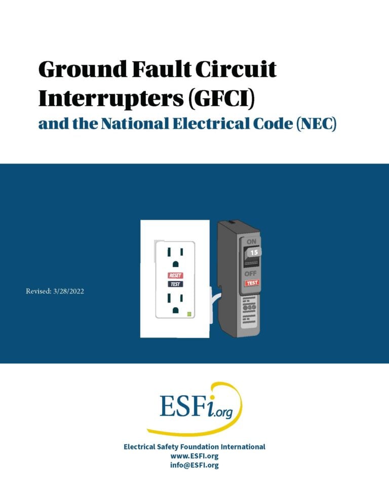 Ground Fault Circuit Interrupters (GFCI) and the National Electrical